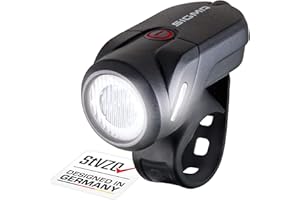 SIGMA SPORT - Aura 35 | LED Fahrradlicht 35 Lux | StVZO zugelassenes, akkubetriebenes Vorderlicht