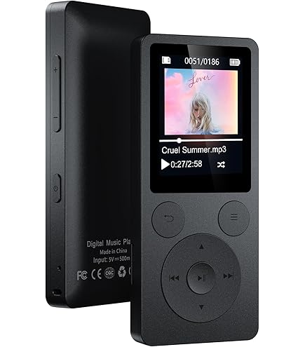 AGPTEK A09X – Reproductor de MP3 de 32 GB con Bluetooth 5.3, pantalla