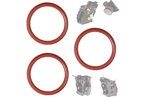 Snapworld-Kaffee 3x piezas Junta tórica, junta, compatible con Philips Saeco Miele Bosch Gaggia Solis Spidem Satrap König Rotel para unidad de infusión, grupo de infusión, pistón de presión, pistón.