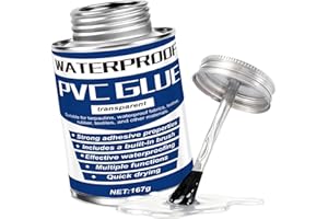 AllisWay colla per Pvc, Colla per Gomma, Impermeabil Super Colla Adatto per Gommoni Nautica PVC, Tende,Impermeabile, Zaino in Tela, Resistente, 167g