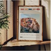 Fark Tanıtım Travel Art &Ccedil;er&ccedil;evesiz Poster, Modern Dekoratif &Ccedil;er&ccedil;evesiz Poster, Tablo, Italy, 21 x 30
