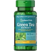 Puritans Pride Green Tea Extract 315 Mg 100 Kaps&uuml;l AROMASIZ Renkli