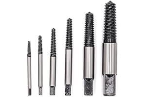 Orret Home 6'lı Vida Sökme Ucu Seti – Kırık ve Sıkışmış Vida Çıkarıcı, Civata Kılavuz Sökme Aparatı, Matkap Uyumlu Hasarlı Vi