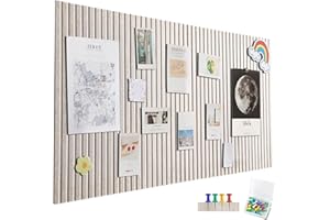 EUBSWA Tablón de anuncios grande autoadhesivo 90 x 120 cm – 12 tablones decorativos de fieltro de 30 x 30 cm para tablón de fotos, tablón de notas, decoración de pared, plegable, tablero de corcho, tablero