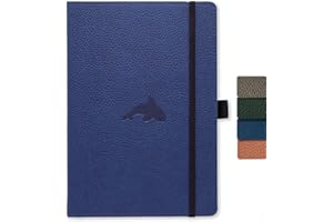 DINGBATS* NOTEBOOKS Dingbats - Carnet De Notes Extra-large Wildlife Squared, Blue Whale, A4 - Carnet À Couverture Rigide - Papier Crème 100 G/m² Résistant À L'encre
