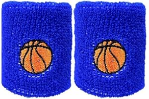 LUXYLEI Ball Children Bilssband 2 Pezzi Carino Cartone Animato Kid Sport a Banda Del Sudore Di Supporto Polso Avvolta Tennis Badminton Basket Guardia