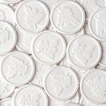 24 Autocollants Sceaux De Cire Motifs Variés - JAGERGREEN - Pour Invitations Mariage, Cadeaux, DIY