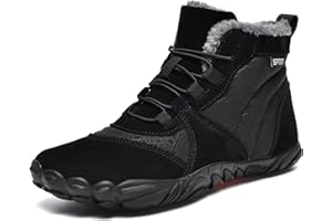 EaseWalk Barefoot Botas Hombre Mujer Botas de Nieve Invierno Resistente Caliente Antideslizante Botines 36-47EU