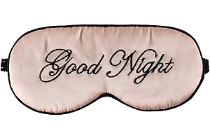 AJUHNICYN Mascherina per Dormire, Mascherina per Occhi in 100% Seta Naturale Pura 100% bloccare la Luci per Donna e Uomo con Tappi per Orecchie e Cinghia Comoda Orientabile (z#Rosa)