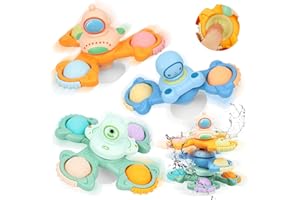 LWMTT Przyssawka zabawka sensoryczna dla niemowląt, przyssawka, zabawka obrotowa, zabawka do kąpieli, przyssawka dla niemowląt (astronauta)