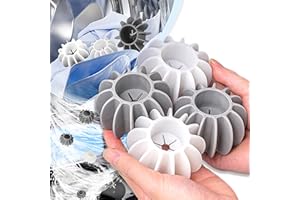 Suuwwn Waschkugel für Waschmaschine, 32 Stück Wiederverwendbare Trockner Ball, Trockner Ball,Washing ball for washing machine,Trocknerbälle für Wäschetrockner für Heim Kleidung Reinigung