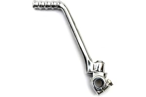 PetrolScooter Pitbike Dirtbike 16mm Heavy Duty Kickstart Lever YX140 YX150 YX160 Fold Snap Back Chrome