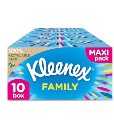 Fazzoletti Kleenex Balsam - 384 Pezzi, Con Aloe E Vitamina E, Morbidi E Lenitivi Per Raffreddore - Foto 12