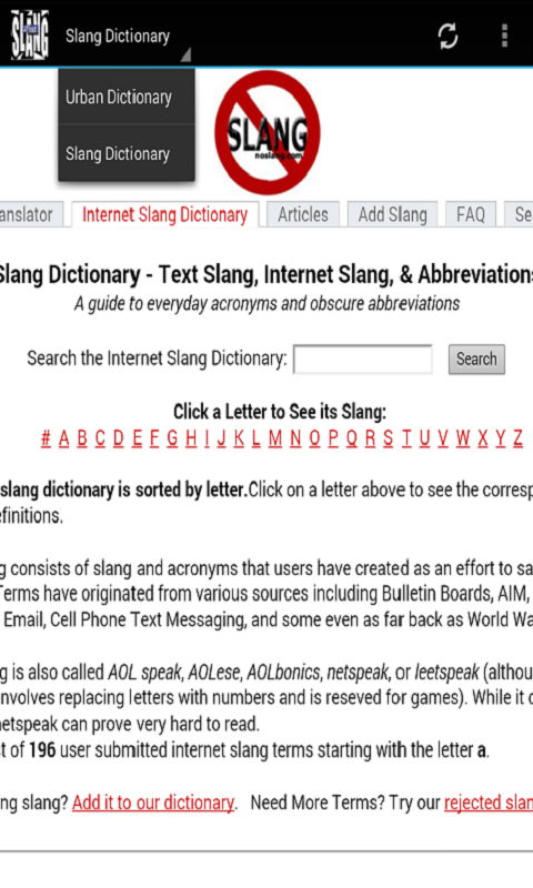 SLANG & URBAN DICTIONARY : Amazon.co.uk: Apps & Games