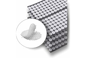 MAROMA 1400 pièces |Pastilles Scratch Autocollantes Rond Adhésif 10mm |700 Paires de Crochets et Boucles pour Loisirs Créatifs