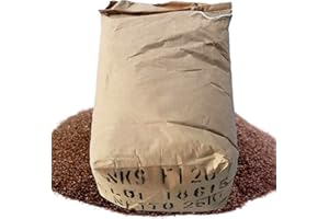 LordsWorld - Corindone rossobruno - Sabbia abrasiva per sabbiatura - Granulometry - Weight 100 Mesh - 25 Kg