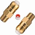 PWACCS Pressure Washer Thermal Relief Valve Kit, Replacement Thermal Release Valve for Power Washer, General Pressure Washer Pump Parts, 1/4 Inch NPT, 2 Pack