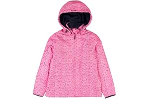 ALPHADVENTURE - Chubasquero Niña Acolchado con Forro Polar Interior y Capucha Memphis | Color Rosa | Tallas desde los 6 a los 14 años.