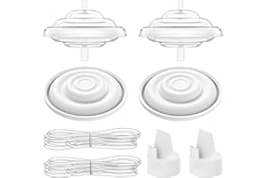 MILKFLOW Spectra Replacement Pump Parts, Replace Backflow Protector and Duckbill Valves, Tubes and Membrane for Spectra S1 S2 9 Plus