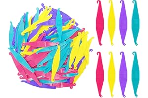 HRASY Elastici dentali in gomma per parentesi graffe, usa e getta, in plastica, ortodontici, confezione da 30, multicolore