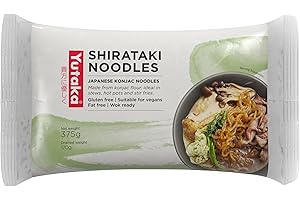 Yutaka White Shirataki Noodles 170g (Pack of 12) | Authentic Japanese Konjac Noodles | Vegan, Gluten-Free, High in Fiber | Almost Zero Carbs & Calories | Ideal for Keto & Low-Carb Diets