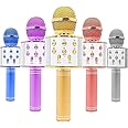 Dealstrade Wireless Singing Mike Multi-Function Bluetooth Karaoke Mic with Microphone Speaker for All Smart Phones (Multicolour)
