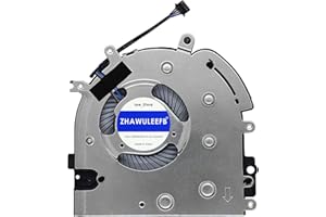 ZHAWULEEFB Replacement New Laptop CPU Cooling Fan for HP EliteBook 745 G5 745 G6 840 G5 840 G6 850 G5 850G6 845G5 845G6 ZBOOK 14U G5 15U G5 15U G6 Series NS85C10-18J12 EG75050S1-C010-S9A DC5V Fan
