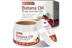 HUALIJIA Olio di Batana Capelli, Olio di Batana, Pure and Natural Batana Oil for Hair Growth - Stimola la Crescita dei Capelli, Anti Perdita dei Capelli e Ripara i Capelli Danneggiati (120g（Pack of 1))