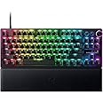 Razer Huntsman V3 Pro TKL - Tenkeyless Analog, E-Sports Optical Keyboard (Digital Multifunction Steering Wheel and Dedicated Control Buttons, Two-Layer Textured PBT Keys) SE Layout | Black