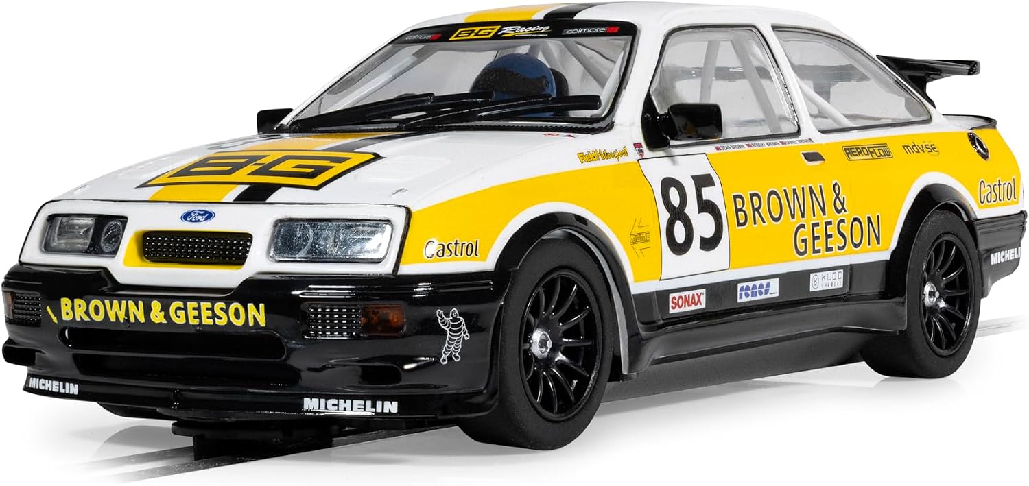 Scalextric C4628 Ford Sierra RS500 - YTCC Dan Brown 2024 Cars - Touring Cars Slot Car Racing