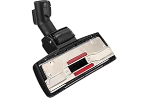 FIABGUM Brosse d'aspirateur pour Miele série C3 Complete & C1,C2,C3 Compact –EcoLine (Plus),PowerLine,35mm Brosse à aspirateur Universelle, commutable avec dispositif de verrouillage et de stationnement