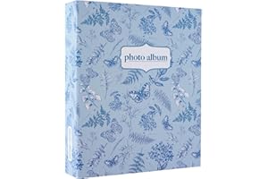 Grupo Erik - Album Photo 13 x 20 cm Botany - Avec 304 Pochettes et Couverture Rigide | Album Photo Enfant, Album Photo Pochettes, Bleu