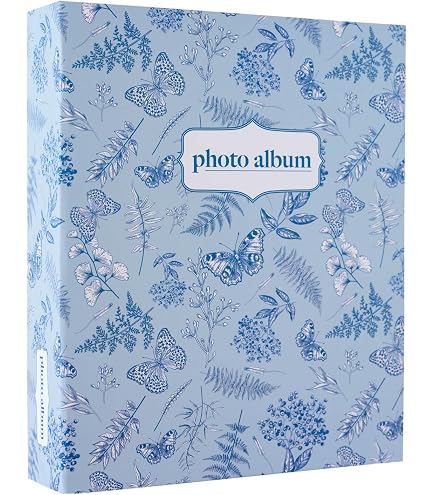Album Photo Adhésif 40 Pages Couverture en Lin Scrapbook 28 X 27 cm Album DIY Surdimensionné