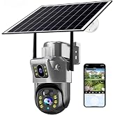 G&uuml;neş Enerjili G&uuml;venlik Kamerası - 6 MP 4K Ultra HD G&ouml;r&uuml;nt&uuml; Kalitesi, 7.5W Solar Enerji Paneli, 4G SIM Kart Bağlantısı, İnsan
