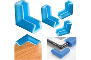 BBP Express Foam Edge Corner Guard Protectors UFoam Protection (Blue Foam Corners (Pack x 4), 15-25mm x 100mm)