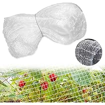 Rete Per Laghetti 12m X 6m - Rete Parafoglie, Antivolatili, Protezione Per Laghetti, Verde Scuro