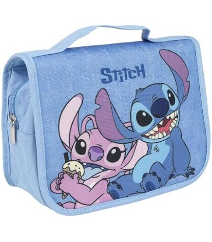 CERDÁ LIFE'S LITTLE MOMENTS Unisex Kinder Infantil de Medidas 16.0x28.0x11.0 cm | Bolso Stitch para EL Cole O Viaje Con Diseño Original Tasche, blau