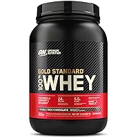 Optimum Nutrition (ON) Gold Standard 100% Whey Protein Powder - 2 lbs, 907 g (Double Rich Chocolate), Primary Source…
