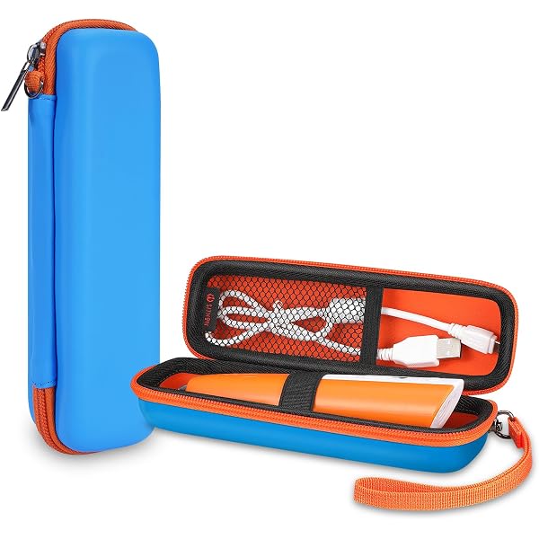 Co2CREA Étui Rigide Voyage Orange Pour Ravensburger Tiptoi Lecteur + Station De Chargement – Protection Choc, Poussière Et Eau
