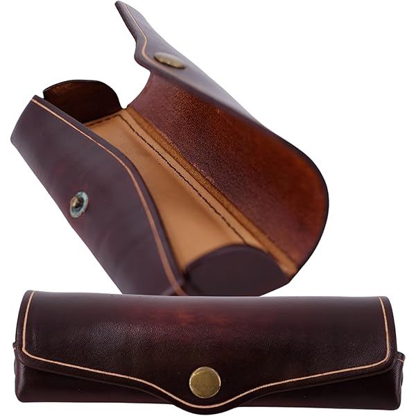 Solo Pelle Echt lederen zonnebriletui, brillenkoker met magnetische sluiting zonnebriletui voor heren dames kinderen model: Liestal, bruin (cognac), Eén maat Solo Pelle Echt lederen zonnebriletui, brillenkoker met magnetische sluiting zonnebriletui voor heren dames kinderen model: Liestal, bruin (cognac), Eén maat