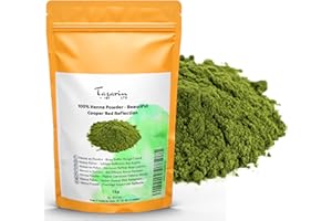 TAZARIN LTD 1kg Henné in Polvere - Bel Riflesso Rosso Ramato - Colorazione Capelli - TazarinLtd - 100% Naturale, Puro e Senza Additivi | Polvere Fine