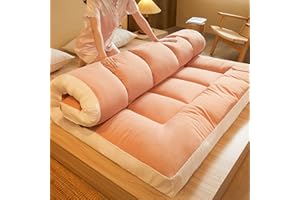 GLIVANTAD Materasso letto futon matrimoniale e singolo pieghevole e arrotolabile. Futon giapponese trapuntato salvaspazio bed Per una comoda e pratica esperienza di sonno,1.2m*2m