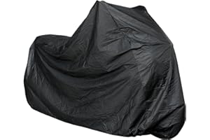 A-PRO Waterproof Rain Cover Protection Motorcycle Motorbike Scooter Bike Black XL