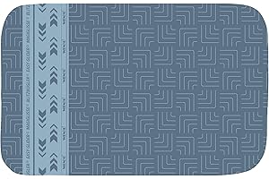 WENKO Housse de Repassage Air Comfort Blitzbügler | Tapis de Repassage avec Zone Blitzbügler pour Un Repassage Rapide | Housse en Coton avec Couche en Aluminium | 130 x 65 cm | Bleu