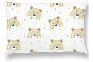 ‎SUPERBE BEBE Baumwoll-Kissenbezug für Kinder Größe 40x60 cm Hochwertige Qualität, angenehm weich und pflegeleicht. Mit verschiedenen Designs. Ideal für komfortablen und erholsamen Schlaf.