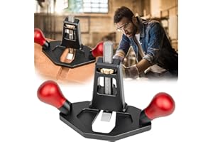 AISNY Enrutador de Mano, Enrutador Avión Enrutador Herramienta Carpintería Enrutador Mano Plano de Mano Portátil con Acero Inoxidable de para Madera Profundidad Ajustable