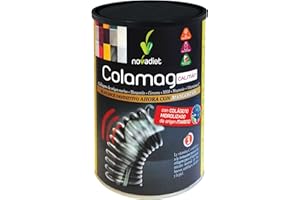 NOVA DIET Novadiet - COLAMAG CALMÁN con Colágeno Origen Marino, Mangostán, Cúrcuma, Vitamina C, Magnesio, Piel, Huesos, Músculos, Articulaciones, Cartílagos, Ayuda Formación del Colágeno 300gr (Bote 300gr)