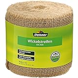 Dehner Jute-Wickelstreifen, ca. 25 m x 15 cm, Baumwolle, beige
