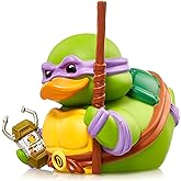 TUBBZ Kutulu Baskı: Teenage Mutant Ninja Turtles - Donatello Cosplaying Kau&ccedil;uk &Ouml;rdek Vinil Fig&uuml;r
