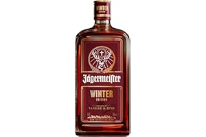 ‎JÄGERMEISTER Jägermeister WINTER Limited Edition – 0,7 l Superpremium-Kräuterlikör, 25% Vol. – mit einem Hauch von Vanille & Zimt für gemütliche Winterabende, Weihnachtsfeiern und festliche Momente mit Freunden